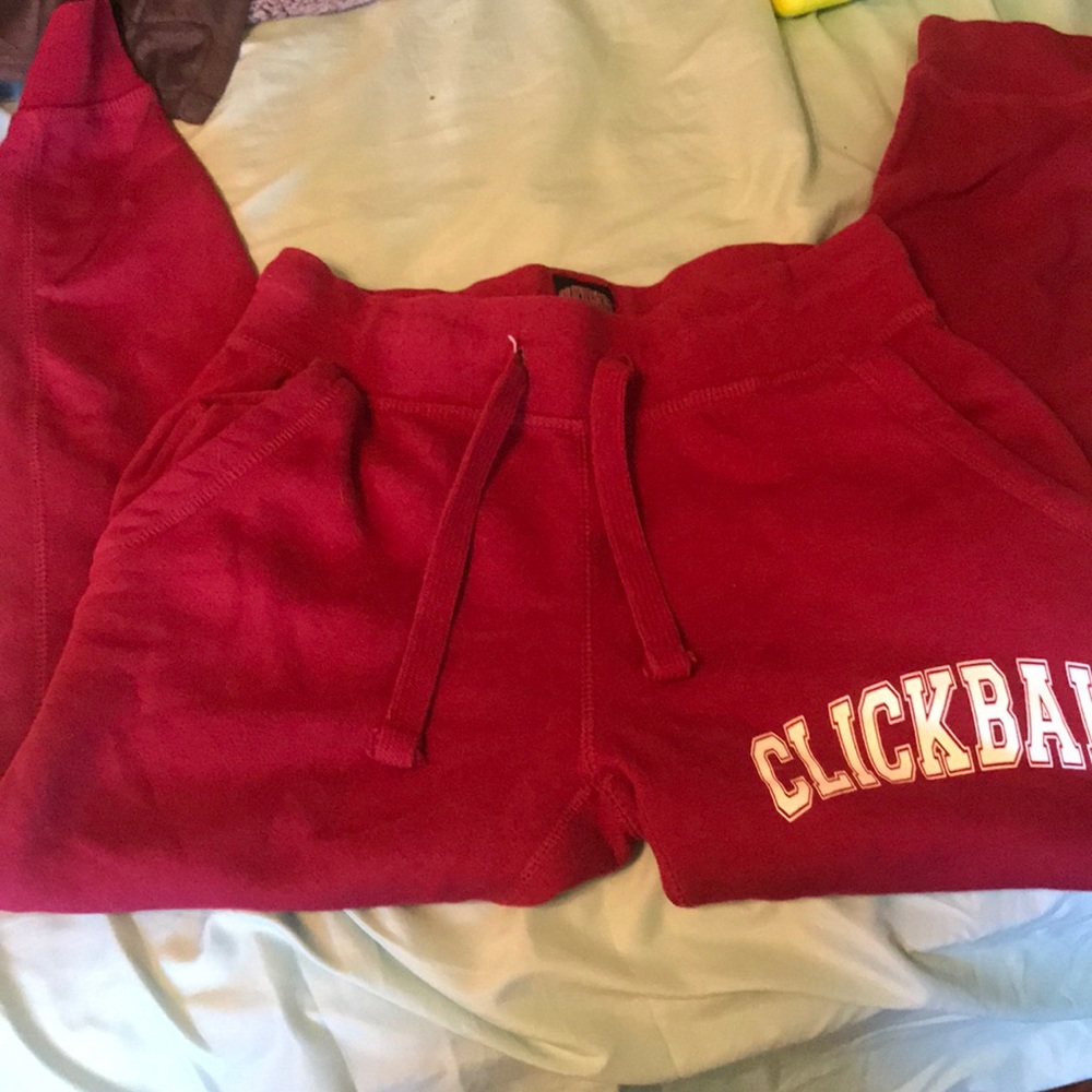 Brand new clickbait sweat pants